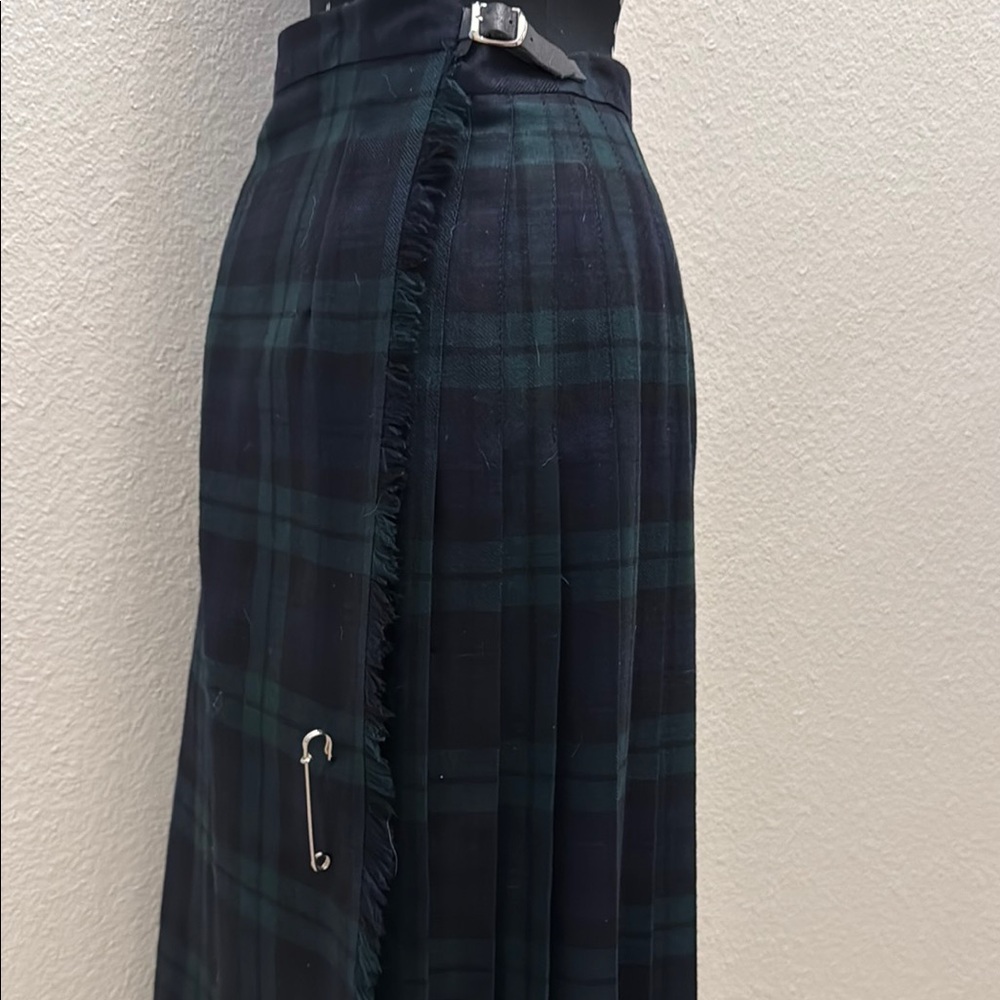 Plaid Tartan Wrap Skirt - Picture 7 of 11